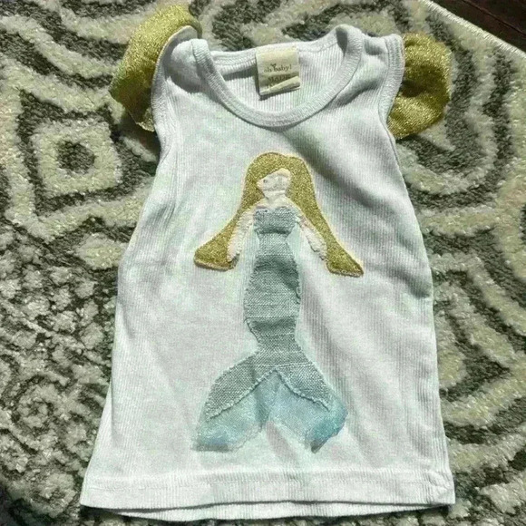 Oh Baby! Boutique tank top with mermaid size 12-18 months - Picture 1 of 3